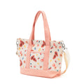 Two Tone Canvas Tote Bag - Summer Fruit