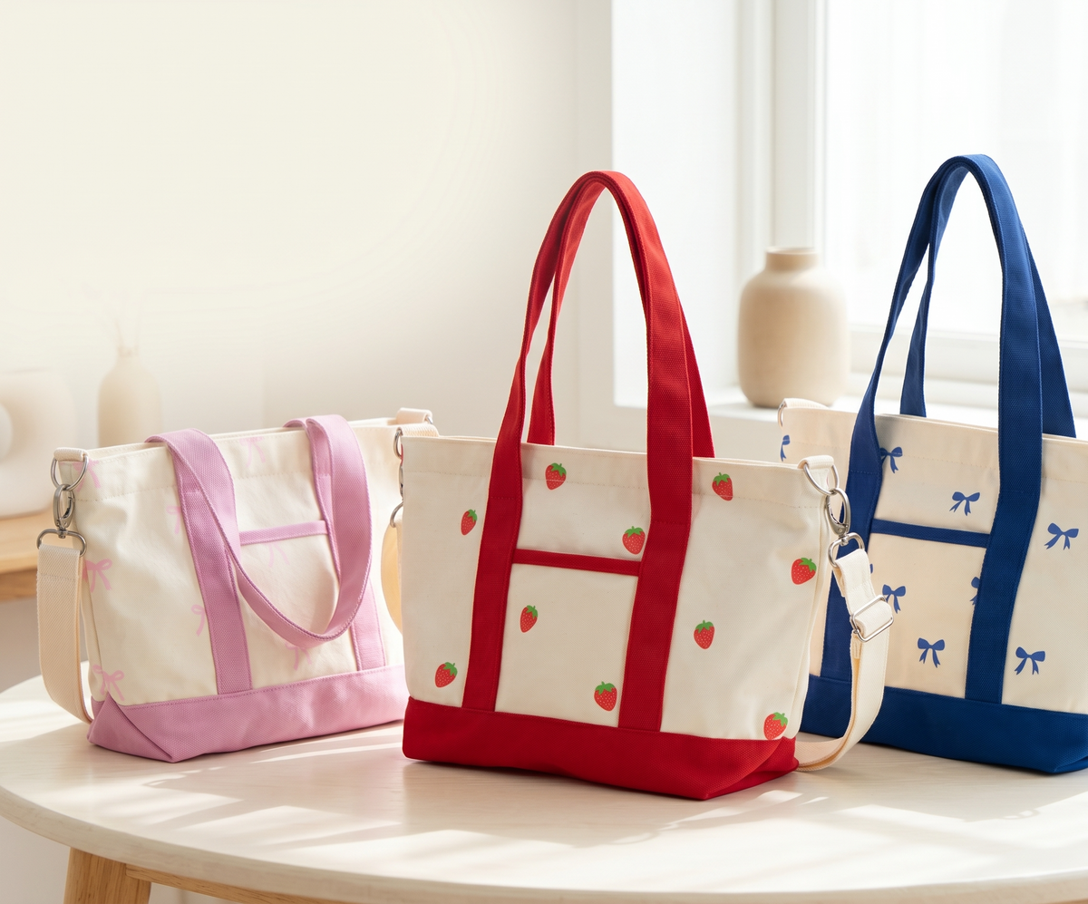 Pastel tote bag